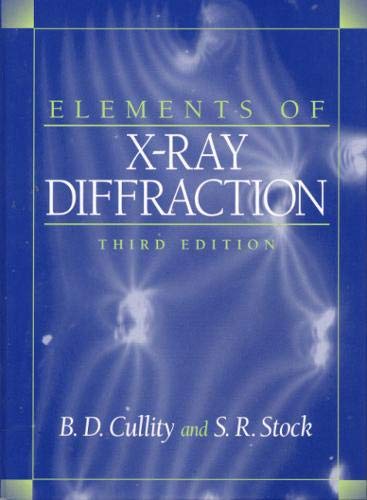 9780201610918: Elements of X-Ray Diffraction