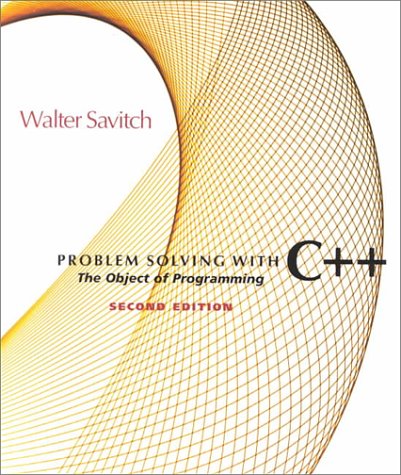 9780201612615: Problem Solving with C++, Second Edition: The Object of Programming---Visual C++ Edition