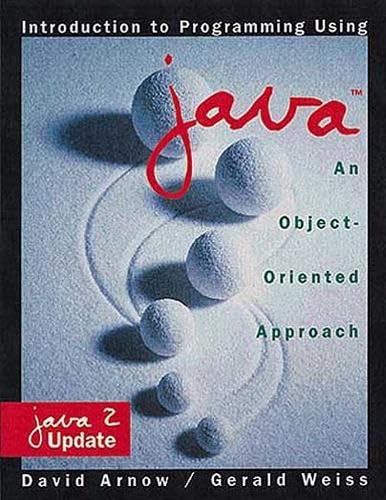 9780201612721: Introduction to Programming Using Java: An Object-Oriented Approach: Java 2 Update