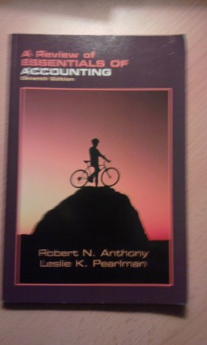 Stock image for Review of Essentials of Accounting (7th Edition) for sale by Wonder Book