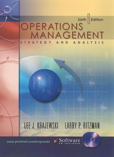 Beispielbild fr Operations Management: Strategy and Analysis (6th Edition) zum Verkauf von SecondSale