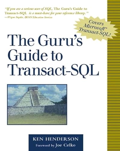 Beispielbild fr The Guru's Guide to Transact-SQL zum Verkauf von Better World Books