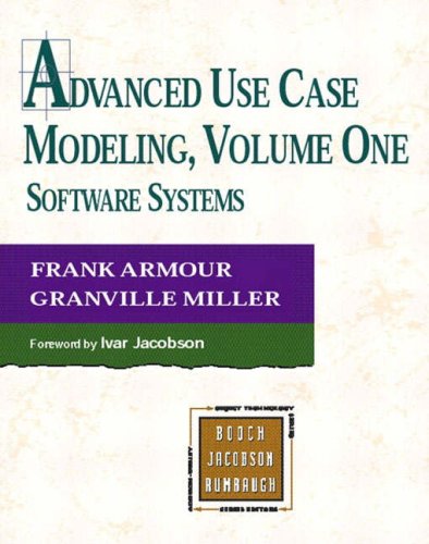 Beispielbild fr Advanced Use Case Modeling Vol. 1 : Software Systems zum Verkauf von Better World Books
