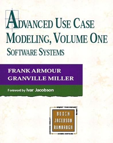 9780201615920: Advanced Use Case Modeling: Software Systems (Addison-wesley Object Technology Series)