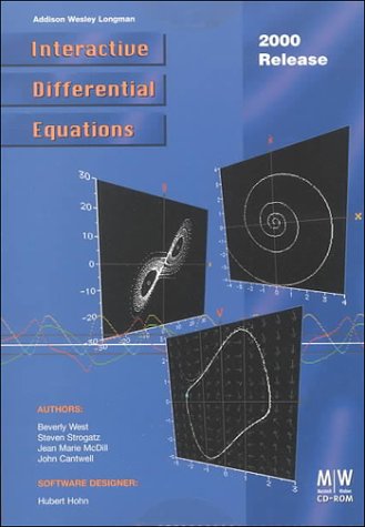 Imagen de archivo de Interactive Differential Equations, 2000 Release a la venta por HPB-Red