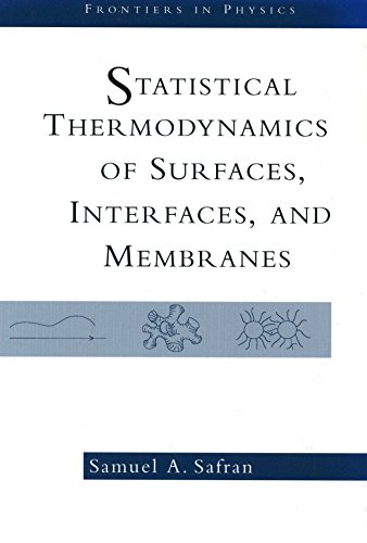 9780201626339: Statistical Thermodynamics Of Surfaces, Interfaces And Membranes