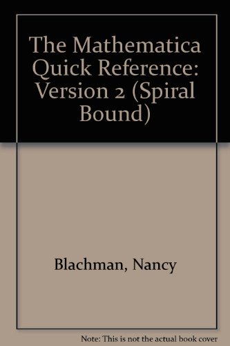 Stock image for Version 2 (The Mathematica Quick Reference) for sale by WeBuyBooks
