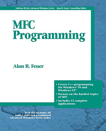 Imagen de archivo de MFC Programming [With Source Code for All Programs in the Book] a la venta por ThriftBooks-Atlanta