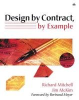 Design by Contract: By Example (9780201634600) by Richard Mitchell; Jim McKim