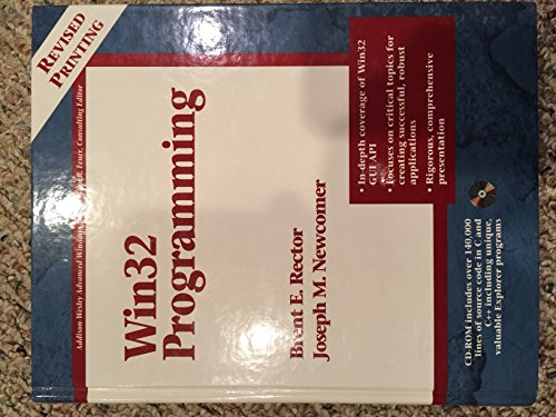 Imagen de archivo de Win32 Programming (Addison-Wesley Advanced Windows Series)(2 Vol set) a la venta por Front Cover Books