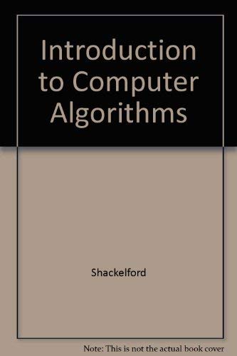 9780201636130: Introduction to Computer Algorithms