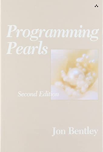 Beispielbild fr Programming Pearls zum Verkauf von BooksRun