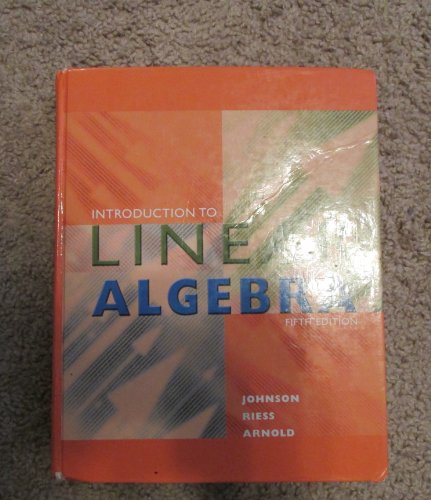 9780201658590: Introduction to Linear Algebra: United States Edition