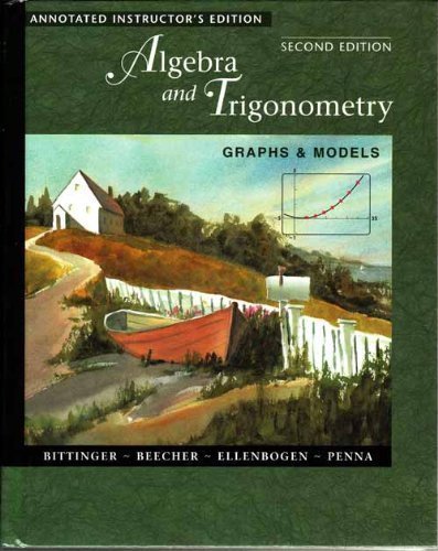 9780201662337: Algebra and Trigonometry Graphs & Models
