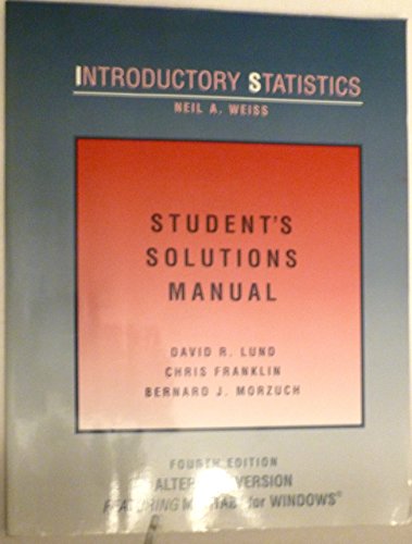 Imagen de archivo de Introductory Statistics a la venta por Wonder Book