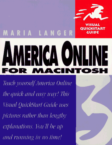 America Online 3 for Macintosh (Visual QuickStart Guide) (9780201688078) by Langer, Maria