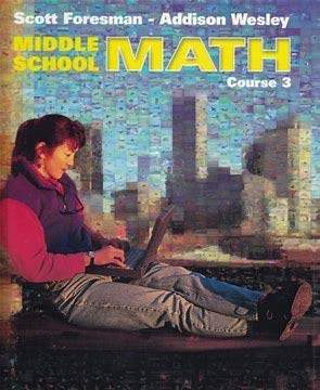 Beispielbild fr Middle School Math, Course 3 zum Verkauf von Better World Books