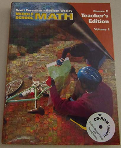 9780201690279: Scott Foresman-Addison Wesley Middle School Math Course 2 Teacher s Edition Volume 1