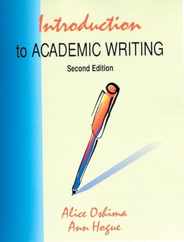 Beispielbild fr Introduction to Academic Writing zum Verkauf von Better World Books