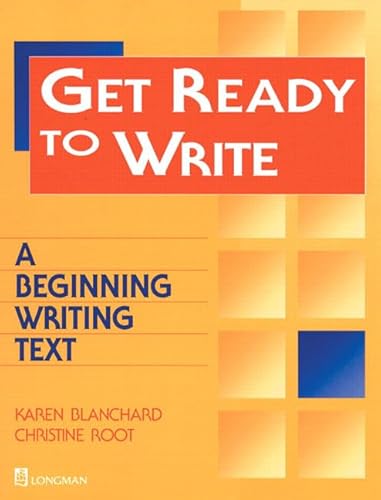 Imagen de archivo de Get Ready to Write: A Beginning Writing Text a la venta por Goodwill Books