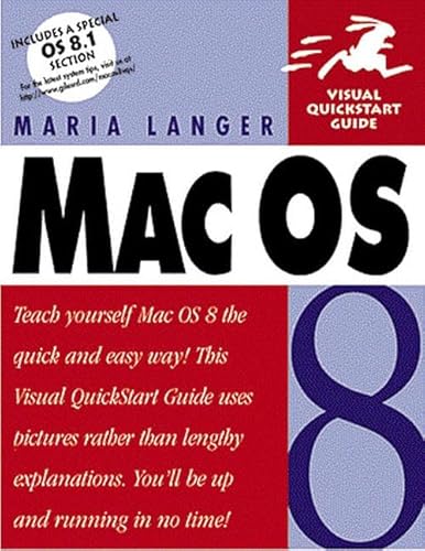 Imagen de archivo de Mac OS 8: Visual QuickStart Guide (Visual Quickstart Guide Series) a la venta por WorldofBooks