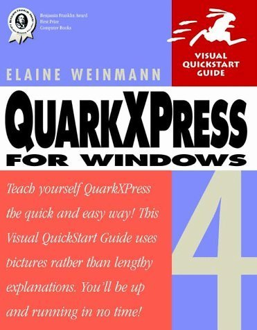 Beispielbild fr Quarkxpress 4 for Windows zum Verkauf von Better World Books
