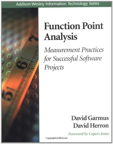 9780201699449: Function Point Analysis: Measurement Practices for Successful Software Projects