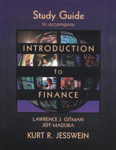 9780201700947: Introduction to Finance: Study Guide