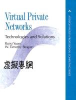 Beispielbild fr Virtual Private Networks: Technologies and Solutions zum Verkauf von Decluttr