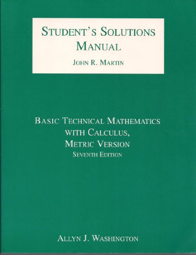 Students Solutions Manual (9780201703030) by [???]