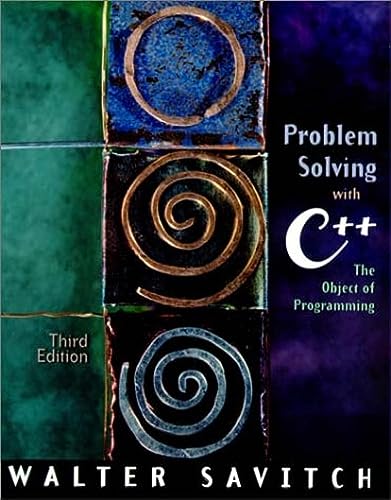 9780201703900: Problem Solving with C++: The Object of Programming