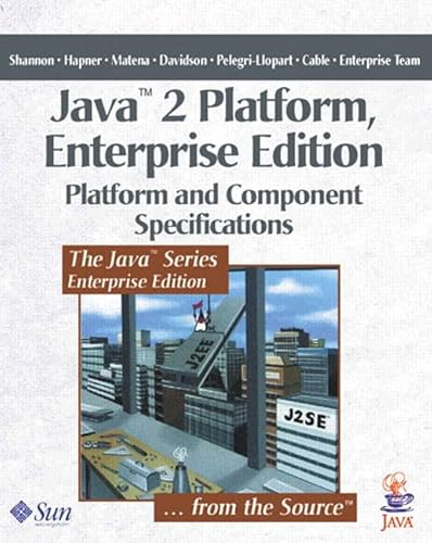 Imagen de archivo de Java 2 Platform, Enterprise Edition: Platform and Component Specifications a la venta por HPB-Red