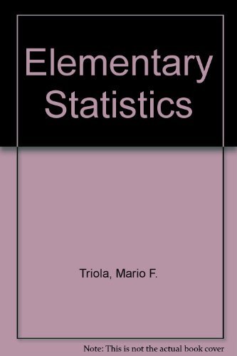 Elementary Statistics: Statdisk (9780201704662) by Triola, Mario F.