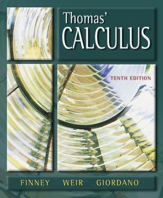 Stock image for Thomas' Calculus, 10th Edition (Book & CD) for sale by Books Unplugged