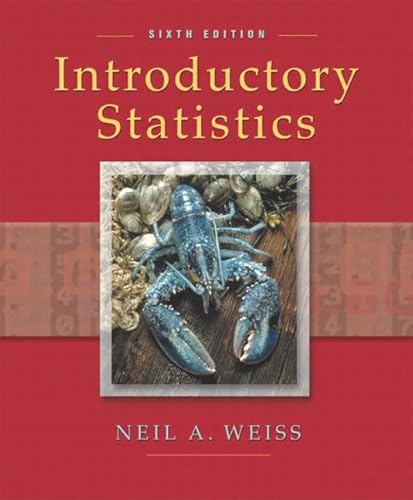 9780201710595: Introductory Statistics (6th Edition)