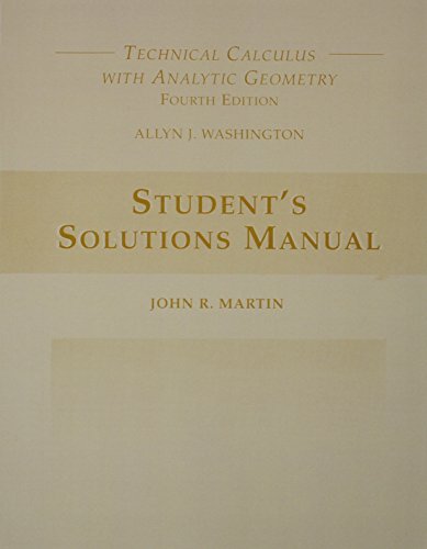 Beispielbild fr Technical Calculus with Analytic Geometry zum Verkauf von Better World Books