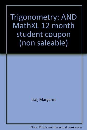 Trigonometry, 7th Edition (9780201714142) by Lial