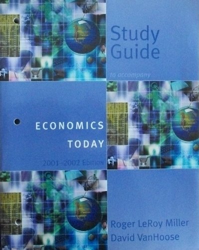 Beispielbild fr Economics Today Study Guide zum Verkauf von SecondSale