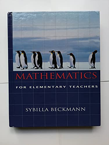 9780201725872: Mathematics for Elementary Teachers