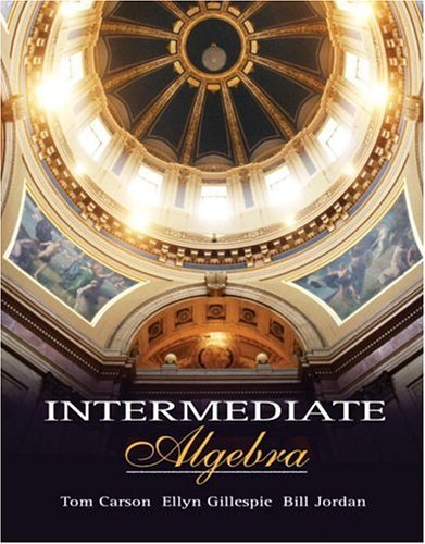 Imagen de archivo de Intermediate Algebra a la venta por HPB-Red