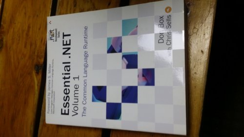 9780201734119: Essential .NET, Volume I: The Common Language Runtime: 1 (MICROSOFT NET DEVELOPMENT SERIES)