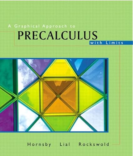 Imagen de archivo de A Graphical Approach to Precalculus with Limits, 3rd Edition a la venta por SecondSale