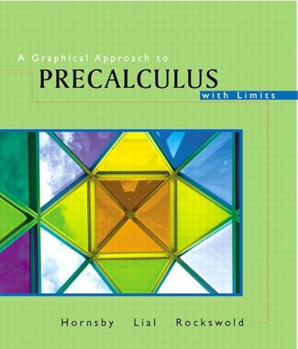 Stock image for A Graphical Approach to Precalculus with Limits, 3rd Edition for sale by SecondSale