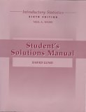 Imagen de archivo de Introduction Statistics: Student Solutions Manual(6th Edition) a la venta por Wonder Book