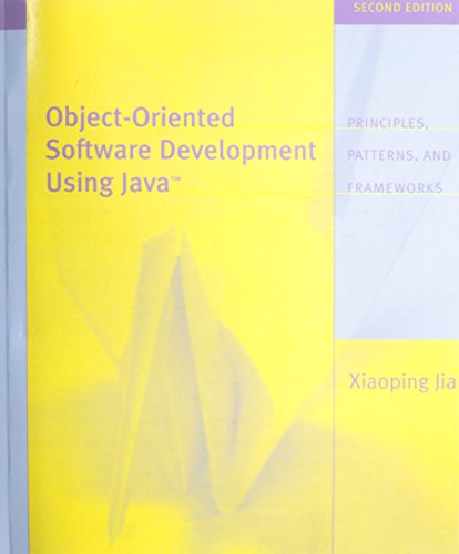 Beispielbild fr Object Oriented Software Development Using Java zum Verkauf von BGV Books LLC