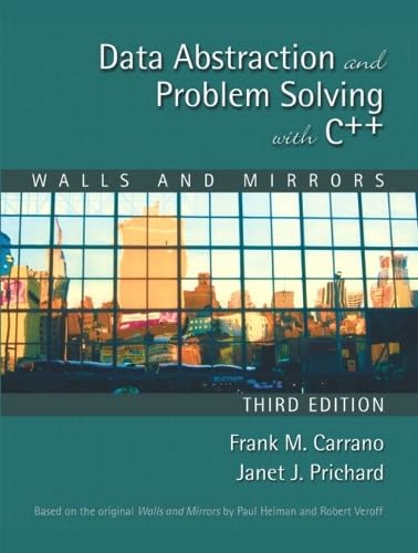 Beispielbild fr Data Abstraction and Problem Solving with C++ : Walls and Mirrors zum Verkauf von Better World Books