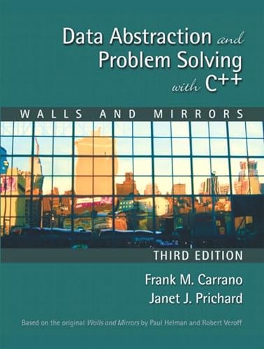 5th Edition Data Abstraction & Problem Solving with C++ 