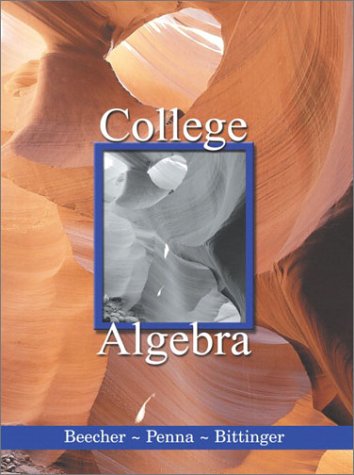 9780201741407: College Algebra