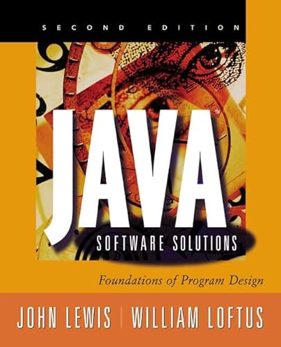 Stock image for Java Software Solutions: Foundations of Program Design, Update, JavaPlace Edition (2nd Edition) for sale by HPB-Red