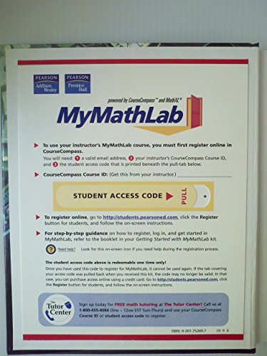 MyMathLab/MyStatLab Student Access Card (9780201752694) by Deveaux